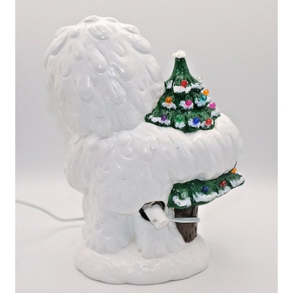 Vintage Retro style Tree Hugger Abominable Snowman Yeti Two Trees goggly eyes - Picture 15 of 16